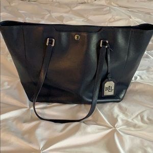 Gorgeous Navy Blue Ralph Lauren RLL Tote Bag
